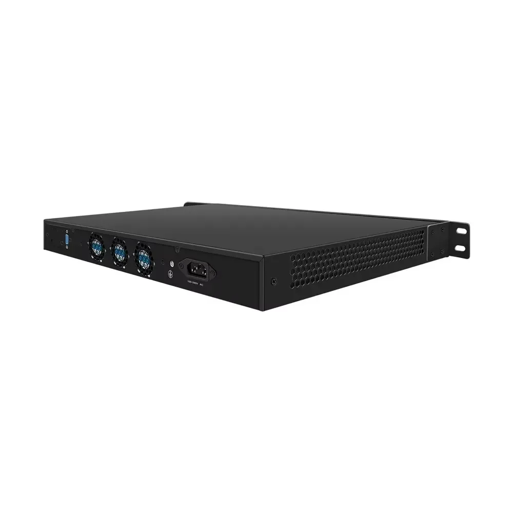 CWWK 6 x i226-V 2.5GbE LAN 1U Rack Chassis Mini PC Intel i3 N305 N150 N100 Armário Firewall Router Gateway DDR5 MSATA Slot SIM