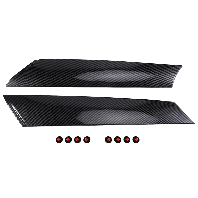 

Reliable For Mini Cooper 2007-2015 R55 R56 R57 51137272583 51137272584 2X Front A-Pillar Black Windshield Post Trims