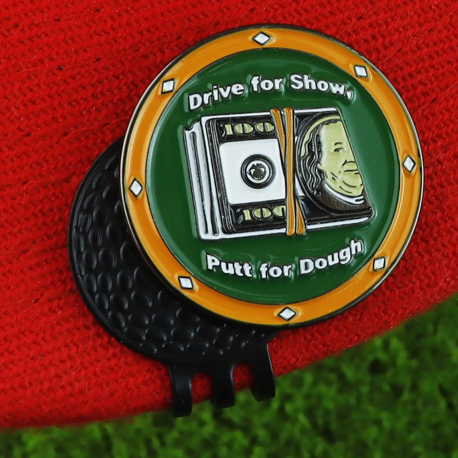 Golf Ball Marker Hat Clip Magnetic Golf Hat Clips Ball Marker Holder Portable Club Bag Supplies Golf Accessories CapsClip Dollar