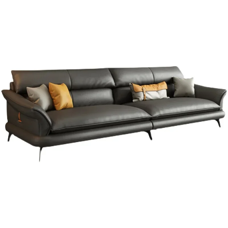 

Nordic Leather Sofa Lazy Living Room Modern Cornersectional Modern Couch Sofas Italian Floor Wohnzimmer Sofas Home Furniture DWH