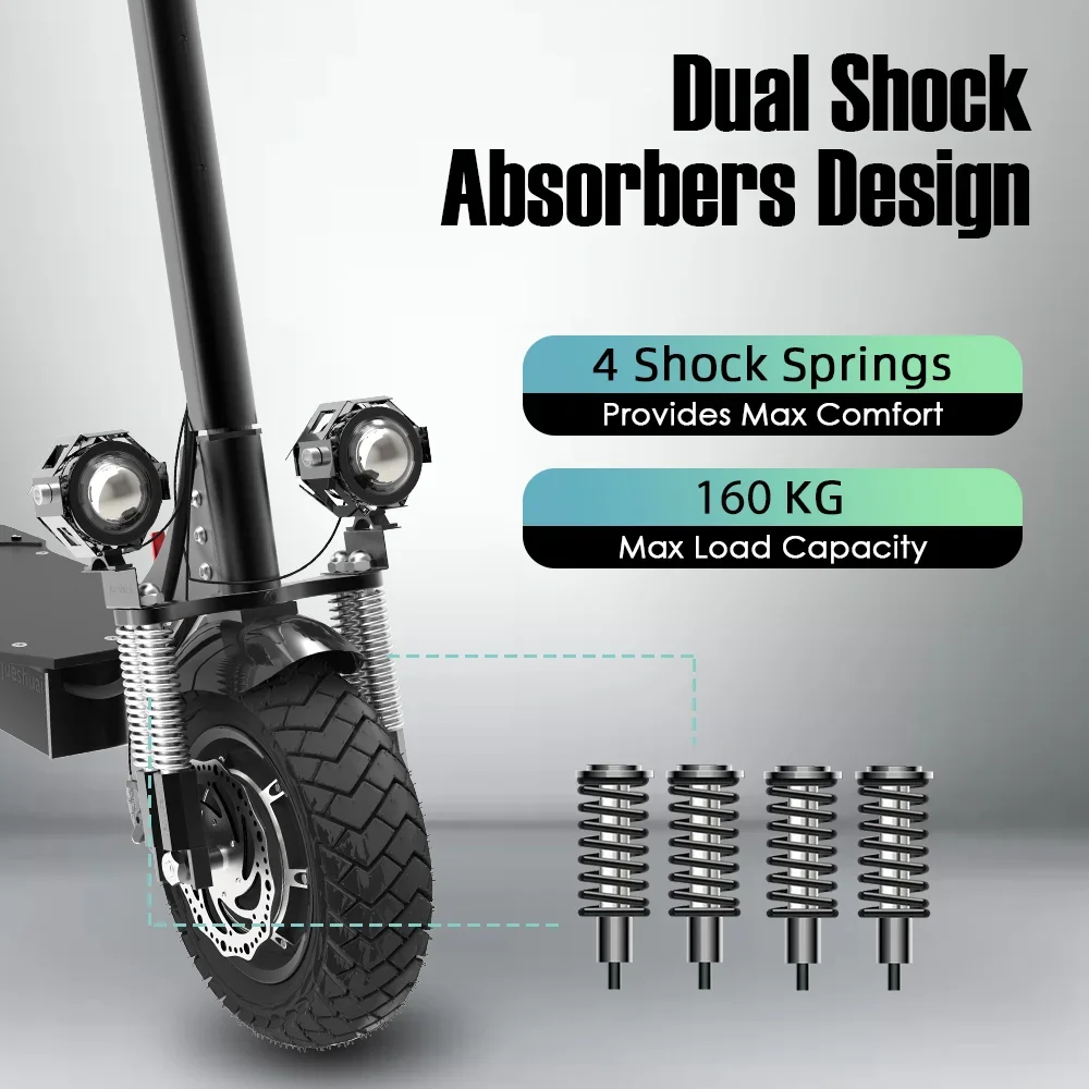 40° Climbing Angle Foldable Electric Scooter 48V-60V 1200W-3200W Dual Motor Scooter Electric 75KM/H Maximum Distance EU US STOCK