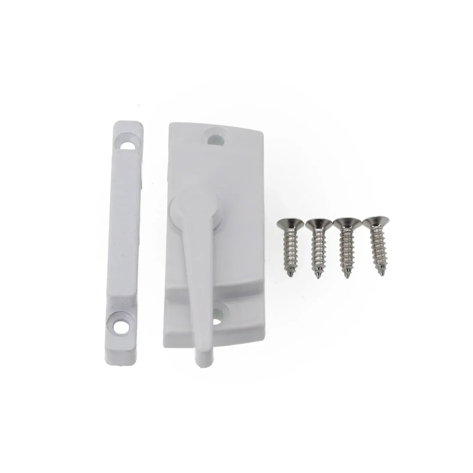 Reliable And Convenient Sash Lock Secure Your Sash With Ease Suitable For Single And Double Hung Vinyl Sash White Finish