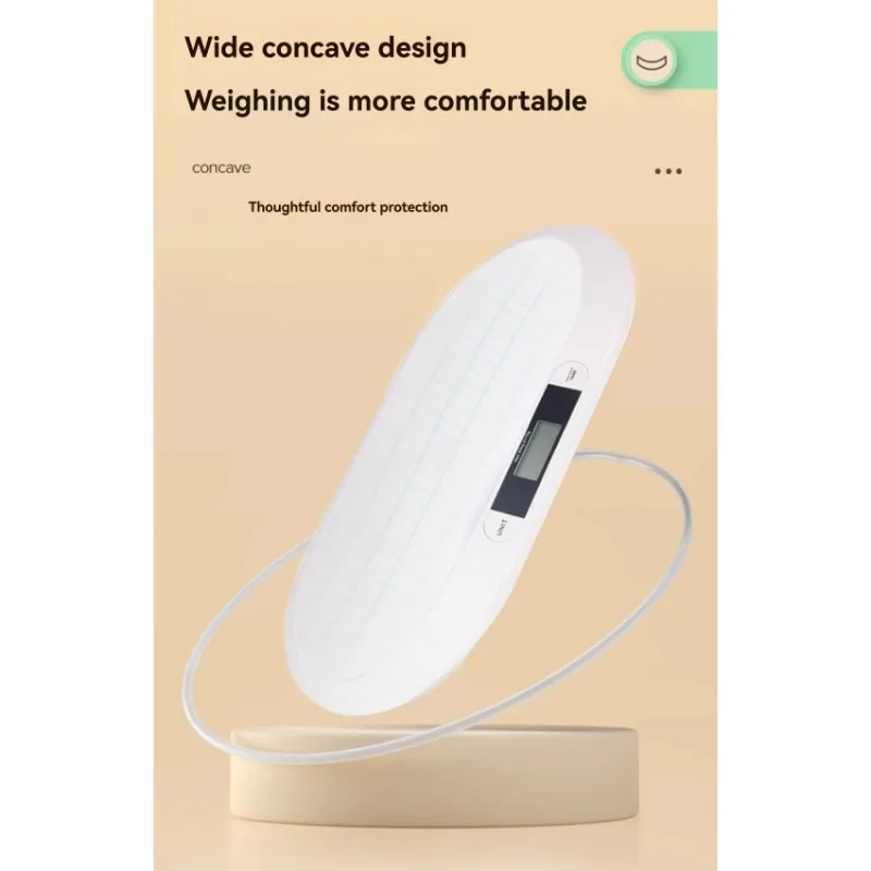 L71A Precision For Newborns, Infants, And Pets Baby Scale-Eco-Friendly Material, White Battery-Powered Design