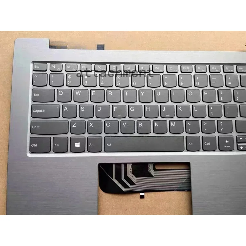 New Original For Lenovo ThinkBook 14-IML Laptop Palmrest C-cover With US Backlight Keyboard Mineral Grey 5CB0W44347 5CB0W45044