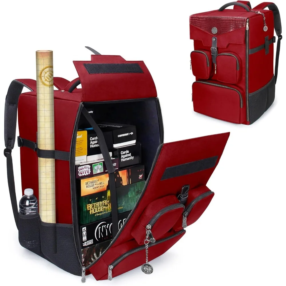 

Collector's Edition Board Game Backpack - Reinforced Rigid Board Game Storage with Padded Shoulder Straps
