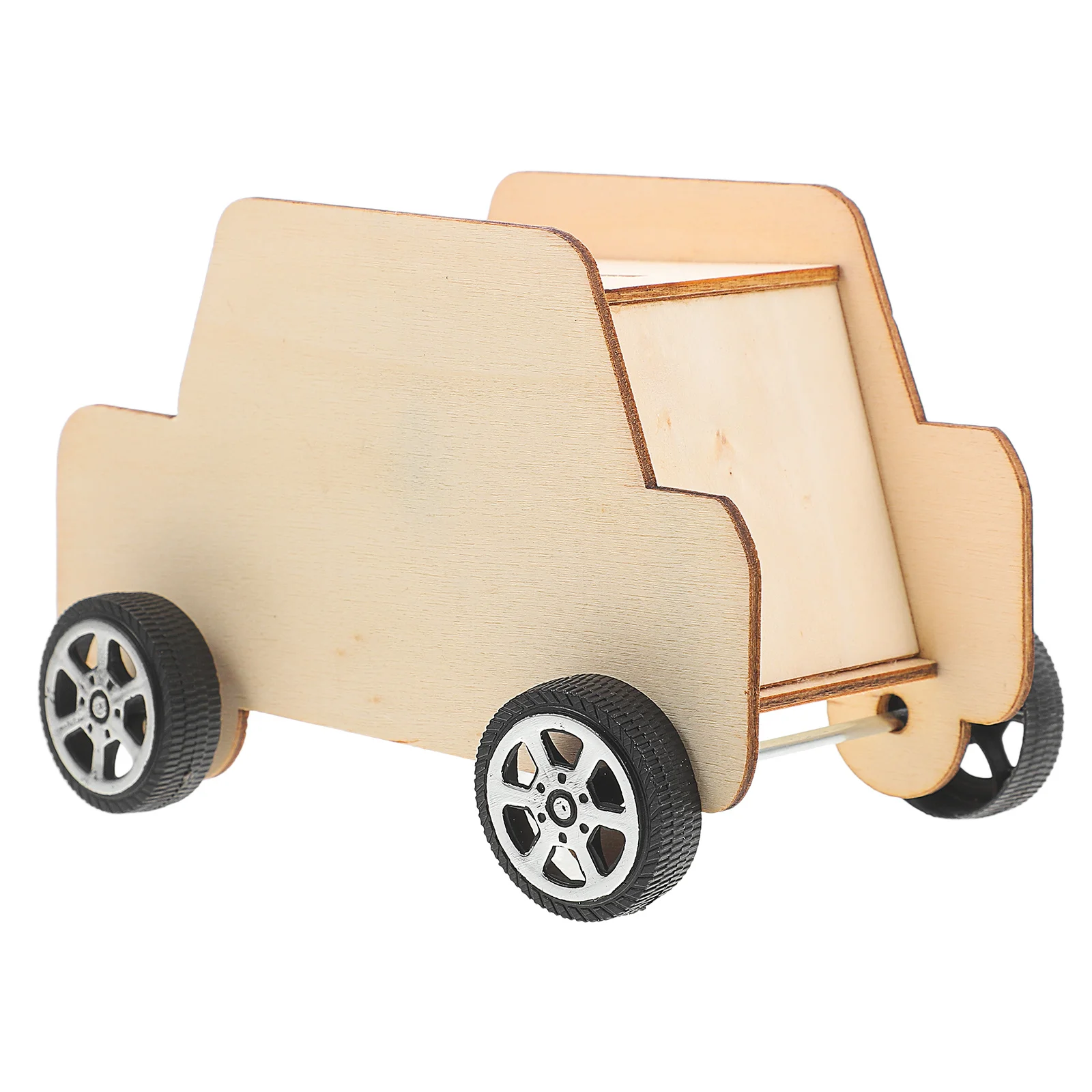 5Pcs Unfinished Holz Auto Sparschwein DIY Kinder Münze Bank Ändern Lagerung Container Spardose Dekor Kinder Spardose