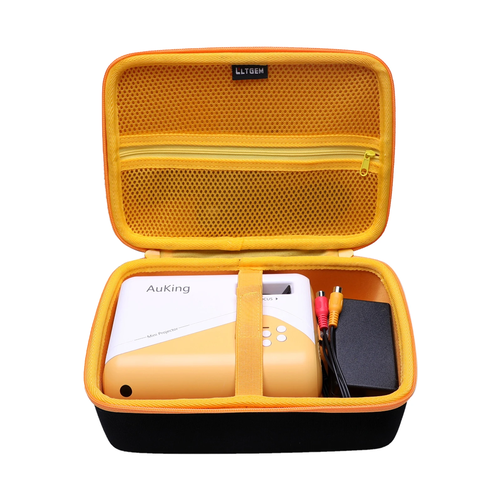 LTGEM EVA Hard Case for Mini Projector, AuKing Upgraded 1080P Supported Outdoor Projector, Projector for Outdoor Use Compatible
