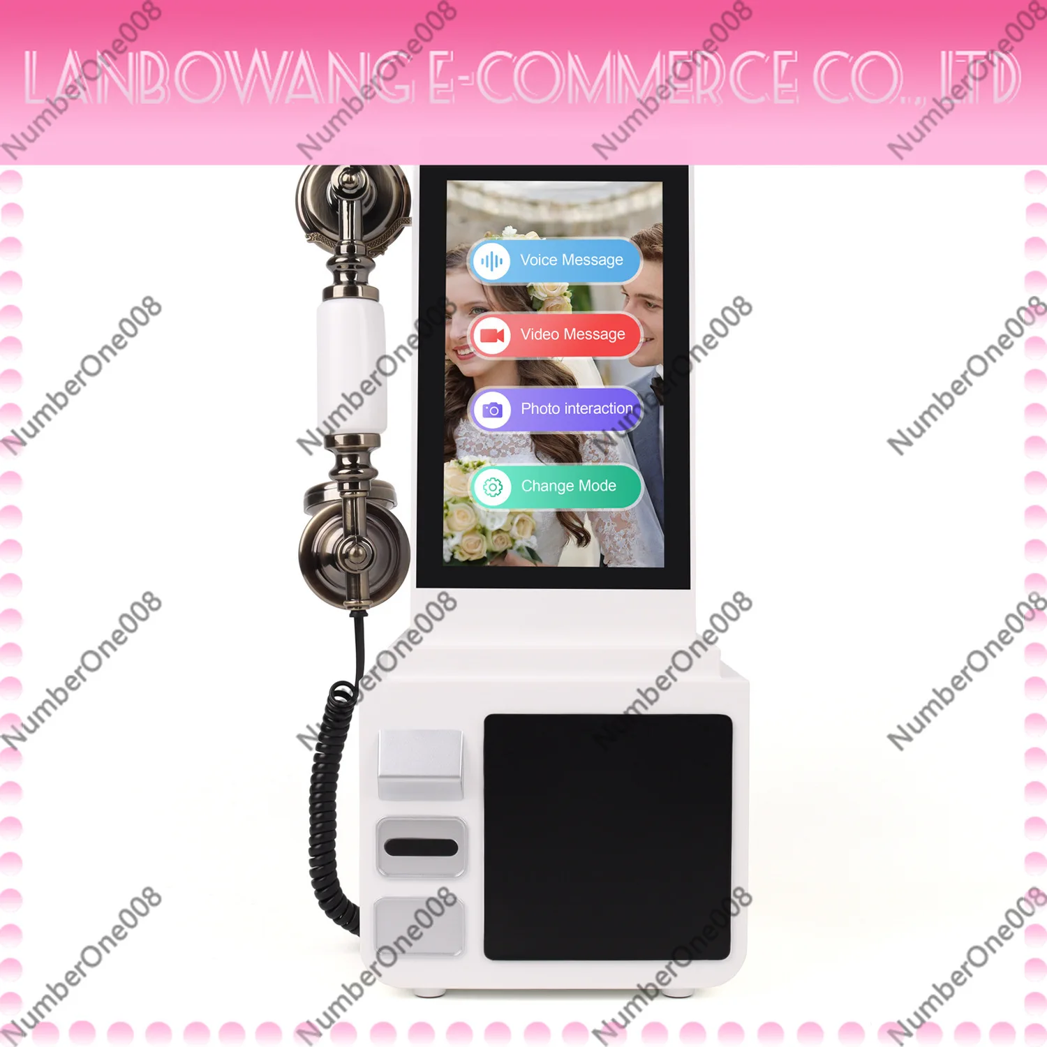 Wedding Audio Video Recording Phone Guest Book Retro Video Sign-In Machine Party Event Recorder