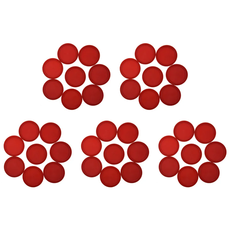 طقم هوكي هوائي احمر (40 قطعة. عفريت هوكي هوائي 63 ملم)