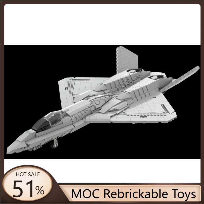 

2133 PCS MOC Flying War Series Fighter Plane Model Building DIY Assembled Educational For Children Toys Popular Christmas Gifts