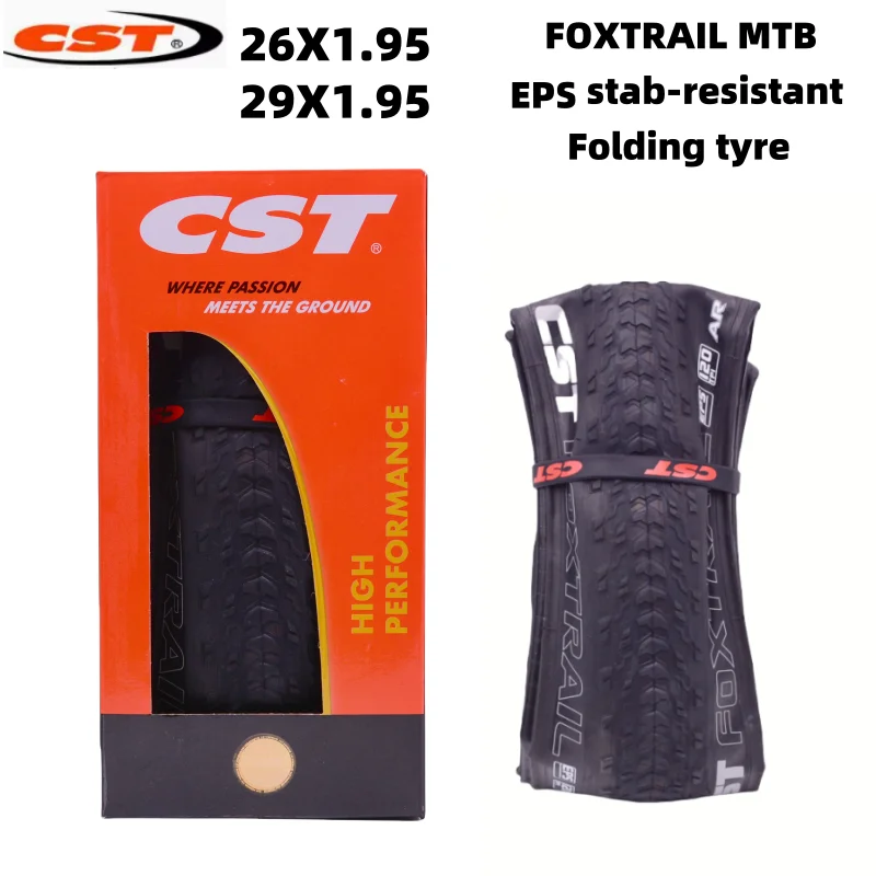 CST MTB Bike Folding Tyre ，EPS stab-proof AR Tire ，26 29X1.95 Ultralight Tires