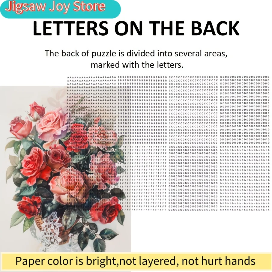 ปริศนากระดาษขนาดเล็ก 500 ชิ้นที่ประกอบเข้าด้วยกันได้อย่างลงตัว พร้อมดีไซน์ 'ตะกร้าดอกกุหลาบ' เกมไพ่พกพาแบบนี้คือ P