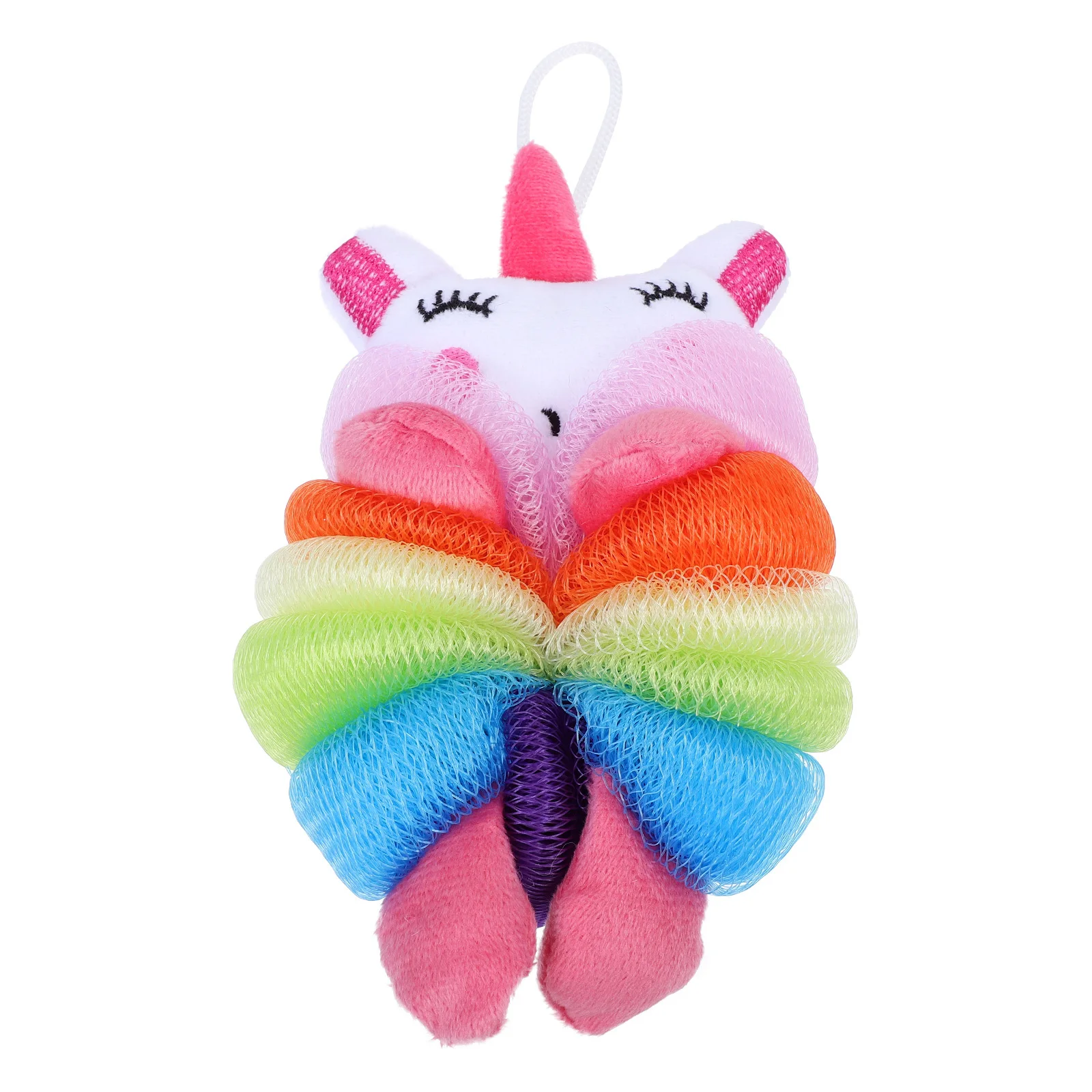 كرات استحمام على شكل حيوانات كرتونية للأطفال، شبكة استحمام، حبل معلق، فقاعة سميكة ناعمة، زهور حمام رغوية، غسيل الجسم