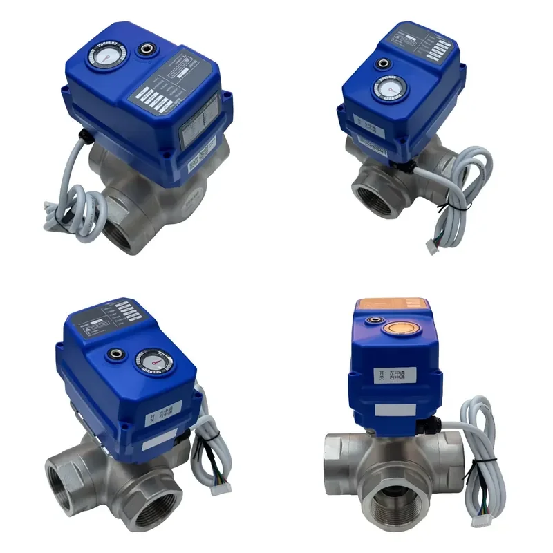 Radiant RDNT-401K 24V-265V Electric 3-Way Ball Valve DN8-DN25 Motorized T/L-Port IP67 Floating Seal 70,000 Cycles OEM