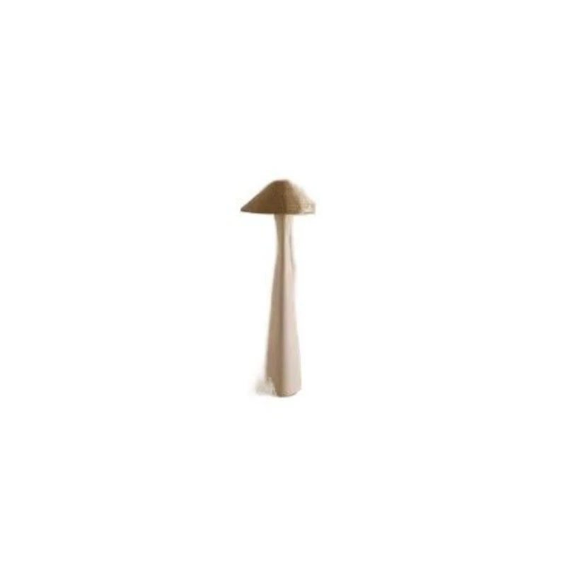 Vintage wood grain mushroom desk lamp bedroom bedside lamp decorative ambient lamp