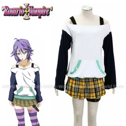 Anime Rosario Vampire Mizore Shirayuki Cosplay Costume School Uniform Rosario and Vampire Cosplay Costume for Child Girl Women