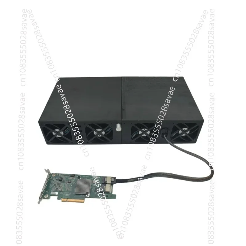 12-Disk hard disk expansion cabinet, external storage box, can be connected in series with multiple cages