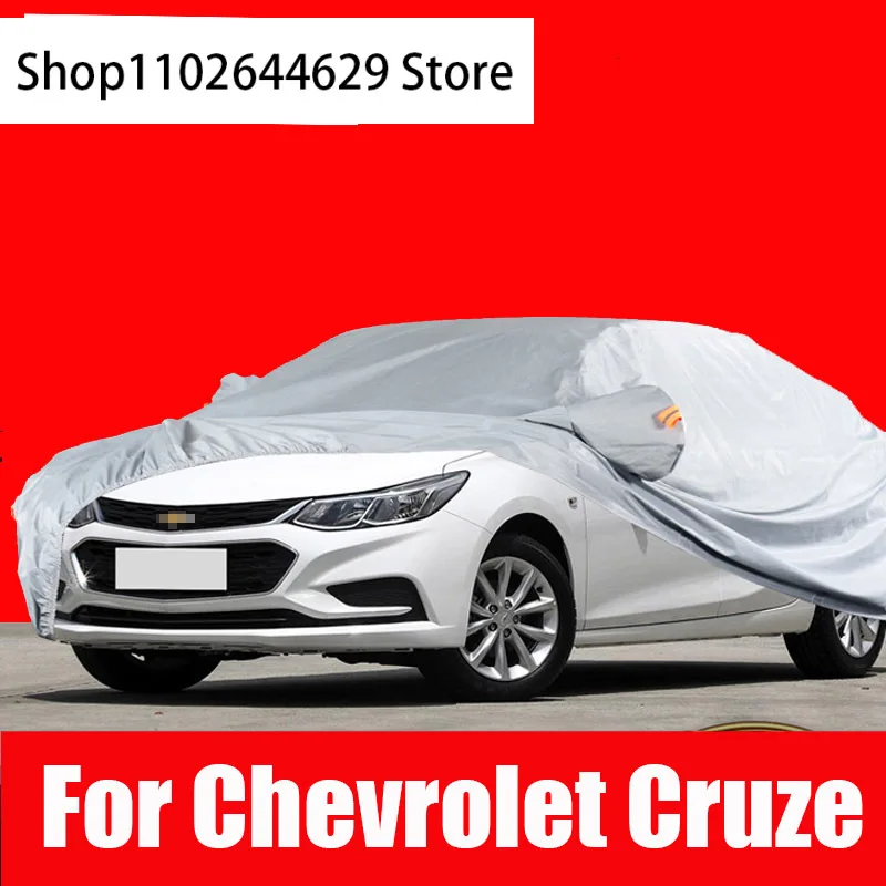 

Full Car Covers For Chevrolet Cruze Sun Water Snow Dust Scratch Resistant UV Protection outdoor Oxford cloth Accessiores