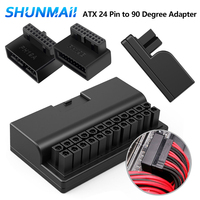 USB 3.0 19Pin / 20Pin 90 Degree Desktop Converter Computer Motherboard Header Adapter Connector Desktop Computer Accessories