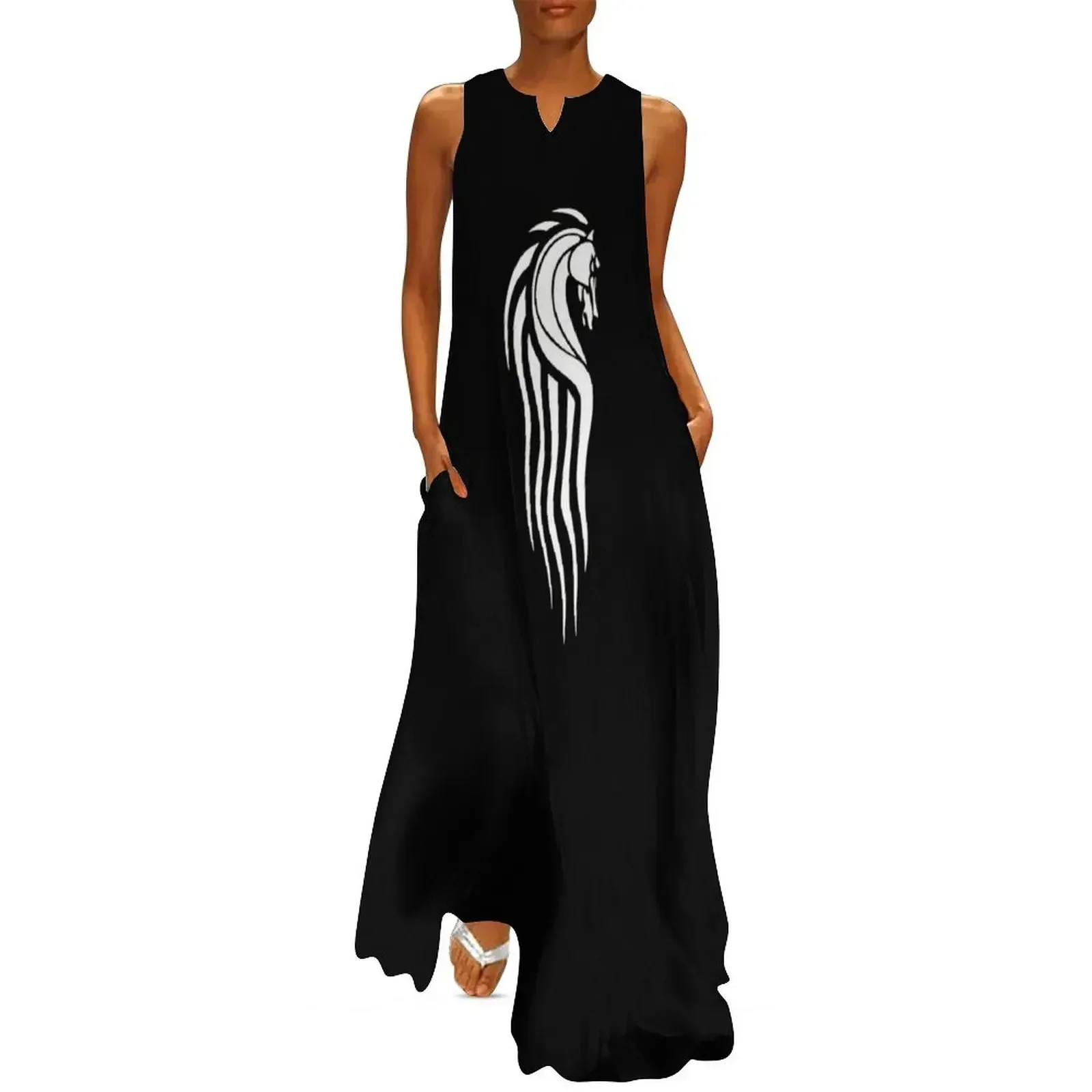 

Rohan - White Long Dress clothes summer clothes Women long dress Dress