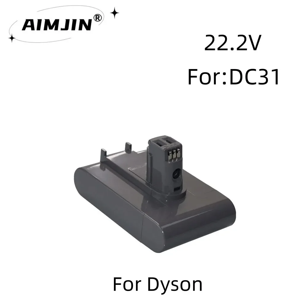 

2025 22.2V 4.0/5.0/6.0Ah DC31 Li-ion Vacuum Battery for Dyson DC35 DC45 DC31B DC34 DC44 Animal DC56 DC57