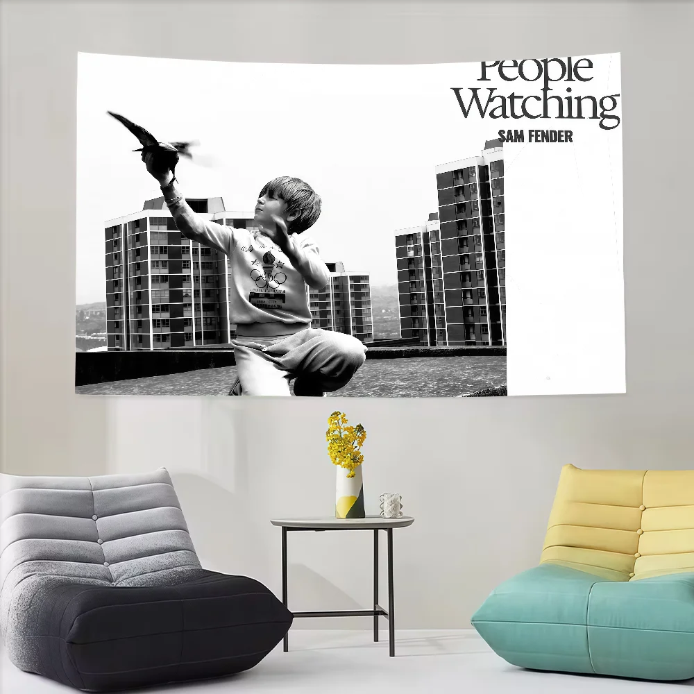 Singer S-Sam F-Fender me and the dog flag Decoration Art Picnic Party Home Hanging Camping Outdoor Party Banner