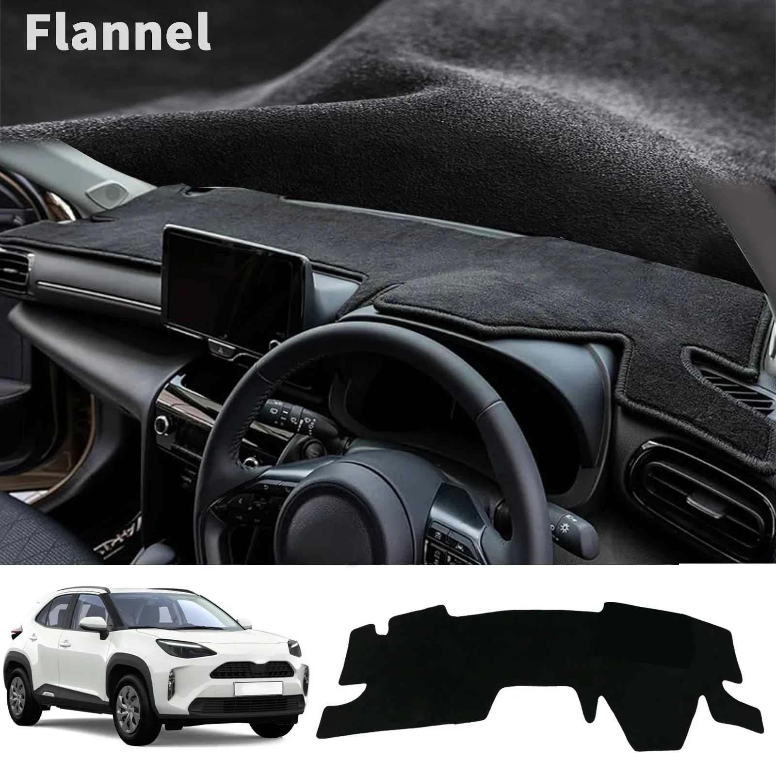 

for Toyota Yaris Cross 2021-2024 GR Car Dashmat Dashboard Cover Pad Dash Mat Sunshade Protective Carpet Accessories