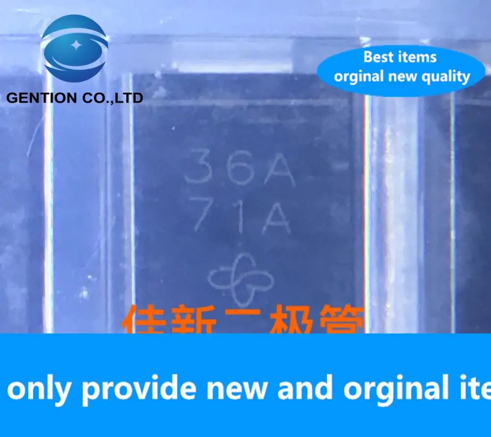 20PCS 100% New original 1.5SMC36AHE3/57T original imported 36V one-way car TVS diode DO-214AB silk screen 36A