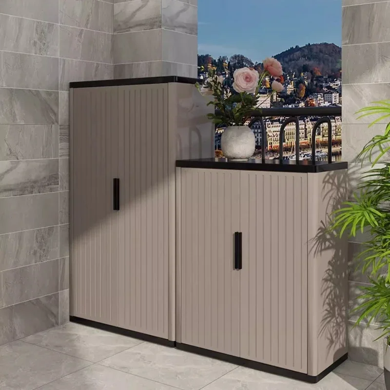 Minimalist Modern Shoe Cabinet Steel Paint Waterproof Sunscreen Shoe Cabinet Capacity Storage Locker Vitrina Trendy Furniture