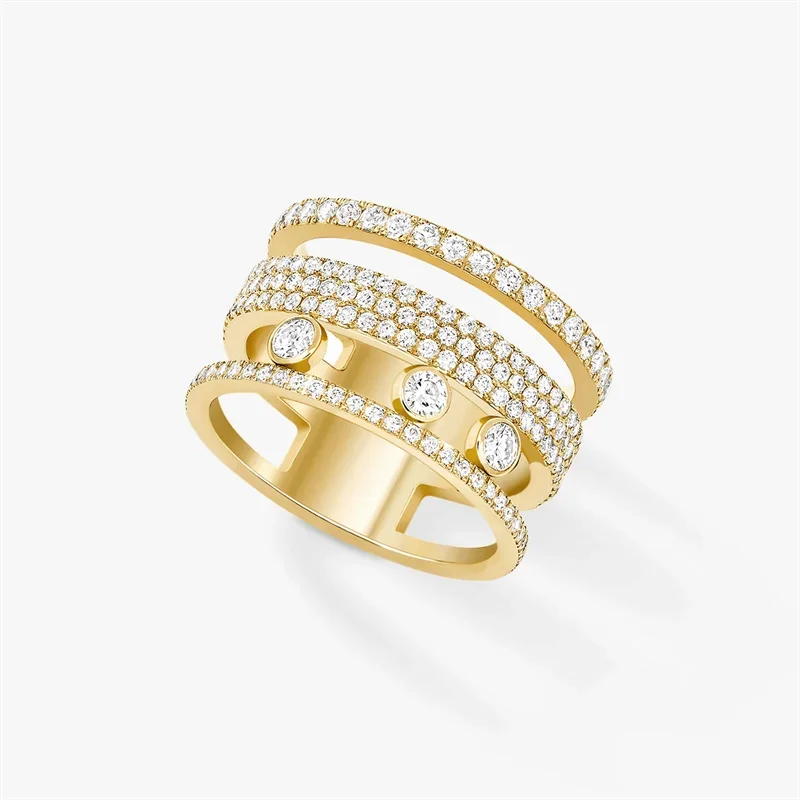 

Women's High-quality Rings Luxury Diamond Rings S925 Sterling Silver Personalized Fashion Luxury Jewelry Wedding Party Gifts