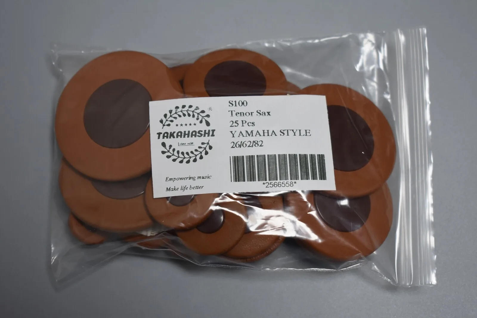 

1 комплект кожаных подушечек для тенор-саксофона - размер Yamaha