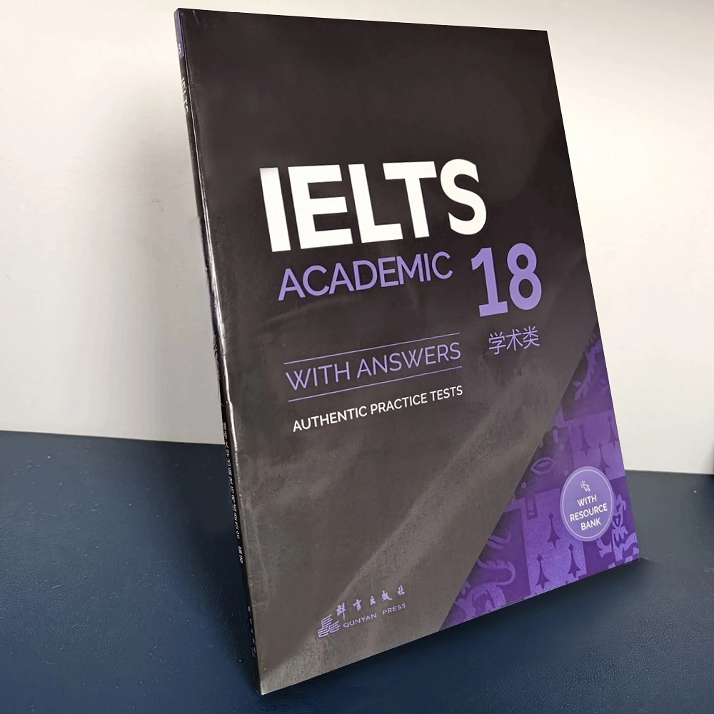 1 book English Ielts 17/18/19 Academic Speaking Listening Reading Writing Study Book Workbook Authentic Practice Tests