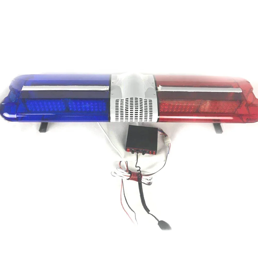 47inch Roof Top Strobe Light  Ambulance Fire Trucks Flash Warning With Siren Speaker Horn Blinker Light Led Emergency Light Bar