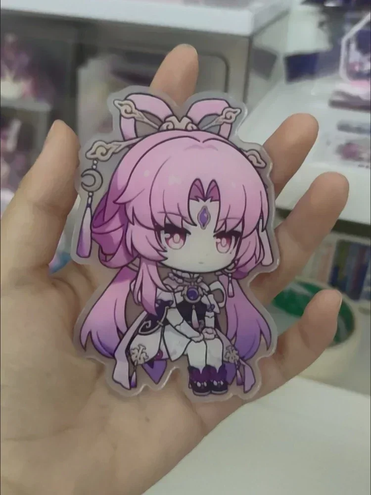 Honkai:Star Rail Feixiao Moze Live Broadcast Guest Or Host Magnetic Sofa Sitting Character Acrylic Fridge Sticker Desk Ornaments