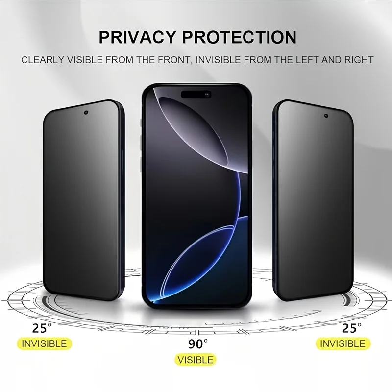 4er-Set Mattierte Keramik-Displayschutzfolie für iPhone 17-11 Pro Max – Blickschutz, Anti-Fingerabdruck, Kratzfest, Hüllenfreundlich – Detail 3