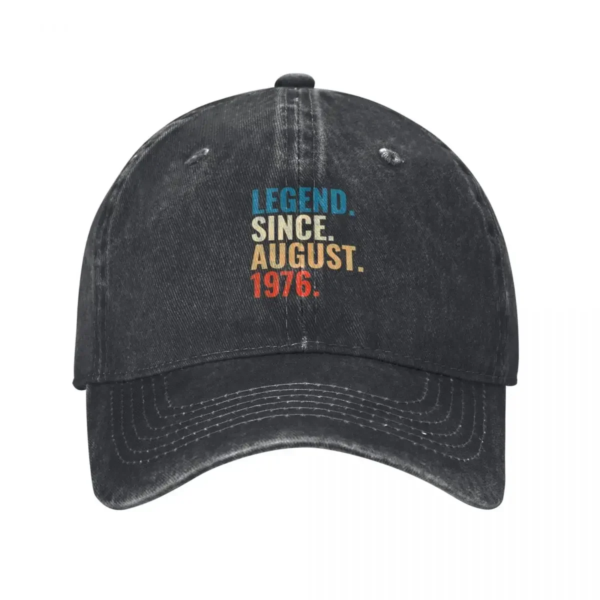 

Legend Since August 1976 Retro Vintage Baseball Cap Luxury Hat tea Hat designer cap Golf Men Women's