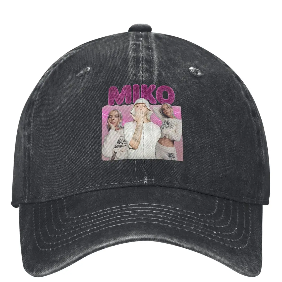 

Baby Miko Y2K 2024 Singer Denim Baseball Cap Outdoor Sport Trucker Dad Hat Summer Couple Women Vintage Designer Baseball Caps