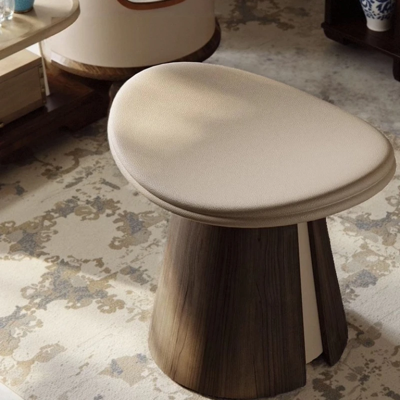 

Современный креативный изогнутый табурет, бытовая чайная скамейка, универсальный туалетный столик, компактный пуфик для смены обуви, приятный для хранения вещей