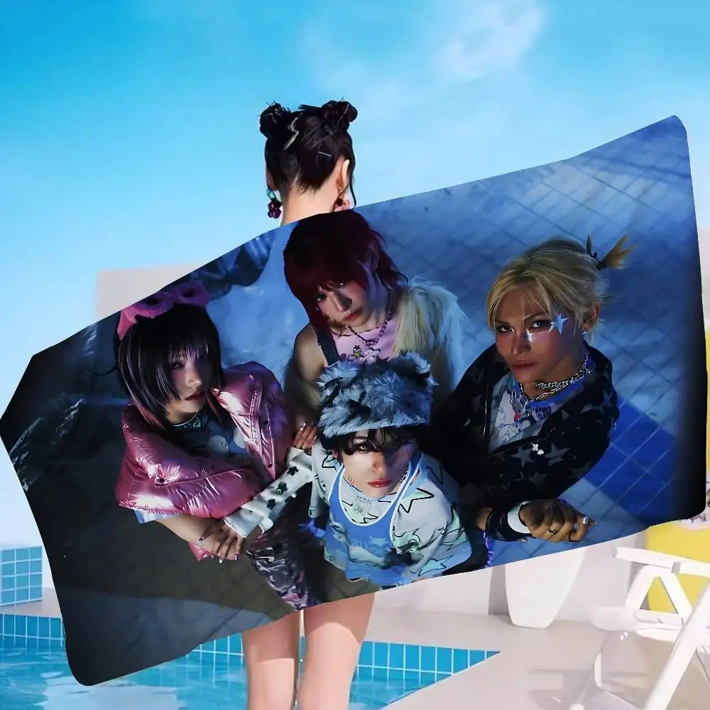 Kpop Group X-Lov Microfiber Beach Towel Absorbent Quick dry Soft Yoga Swimming Resort Mountain Climbing Towel