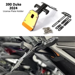 New For 390Duke 390 Duke DUKE 390DUKE 2024 Motorcycle License Plate Holder Fender Eliminator Registration Bracket Kit