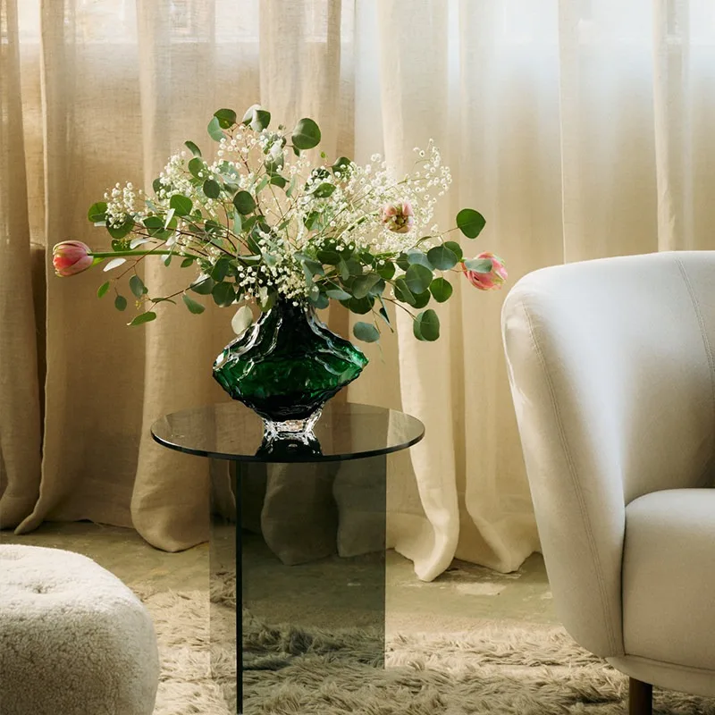 

Wabi Sand windshield vase, irregular transparent water vase