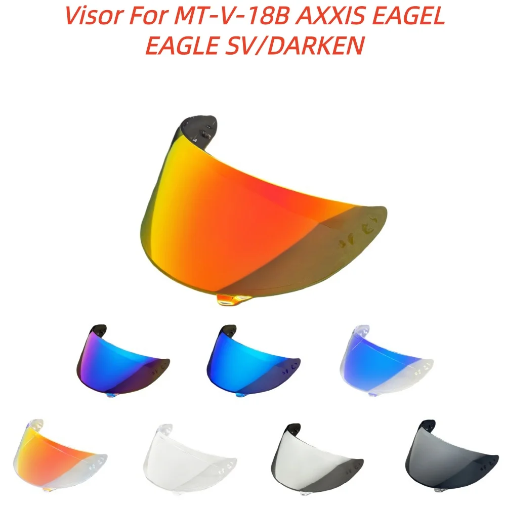 MT-V-18B AXXIS EAGEL SV/DARKEN Motorcycle Visor Anti-UV Motorcycle Helmet Accessory Casco Moto