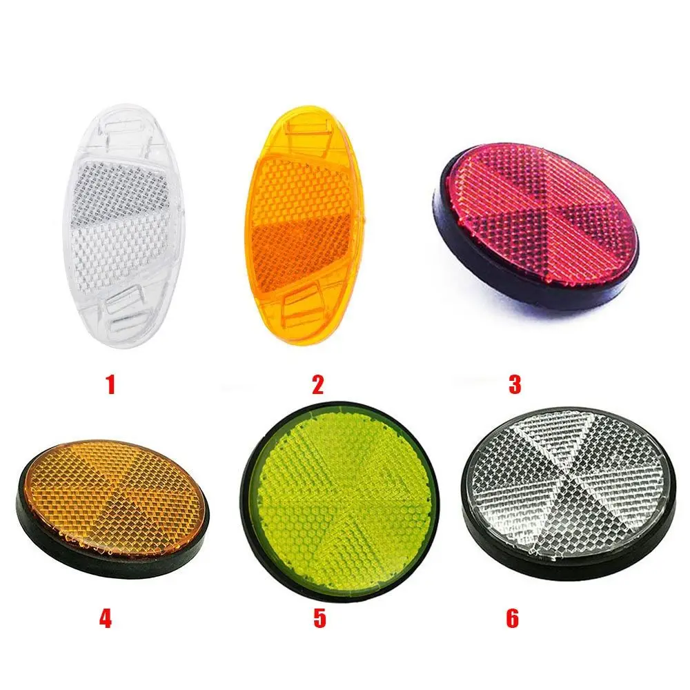 Plastic Cycling Lights Safety Warning Light Bike Spoke Reflector Bicycle Reflect Accessories Wheel Rim Reflective