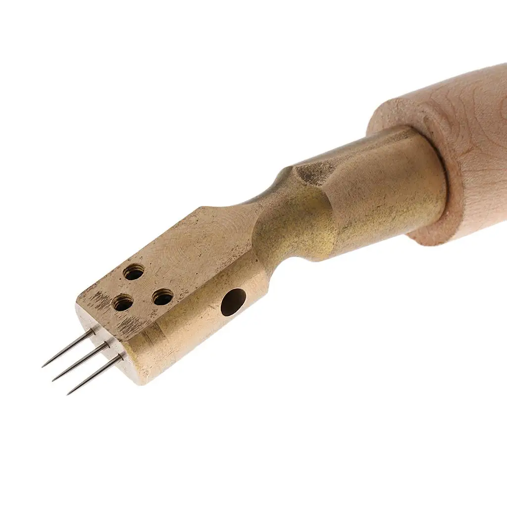 Durable Wooden Piano Hammer Voicing Tool Felt Picker Fixed Elbow for Pianos Accessories Repair
