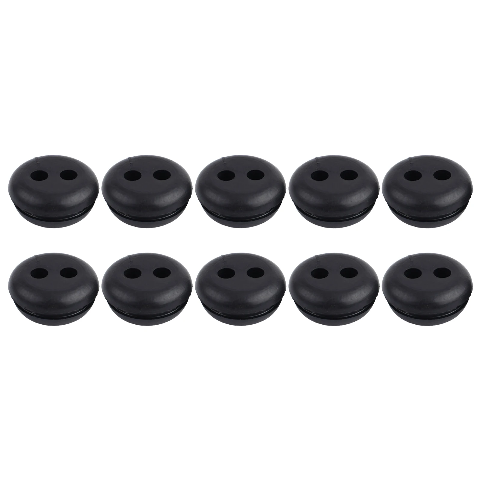 Fuel Tank Line Grommet 2 Hole Type for Small Engine Equipment Including Trimmer Lawn Mower and Portable Blowers