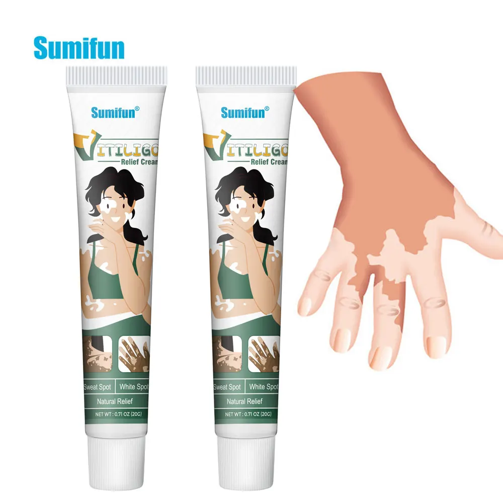 

1Pc Vitiligo Cream White Spot Mycosis Leukoplakia Treatment Ointment Regulate Skin Pigment Antibacterial Medical