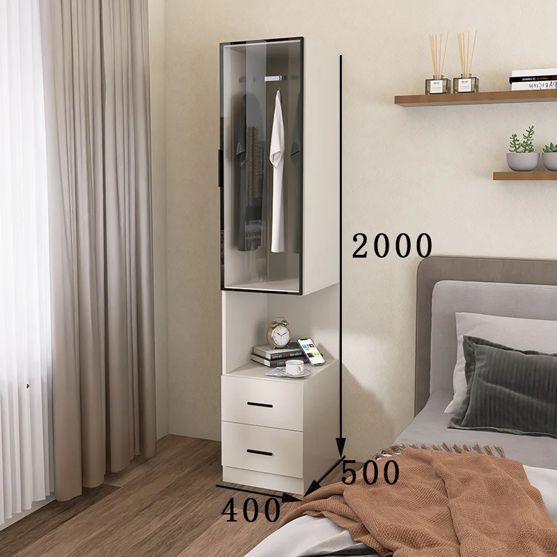 Storage Cupboard Wardrobe Organizer Nordic Partitions Bedroom Clothes Closet Cabinet Door Minimalist Guarda Roupa Home Furniture