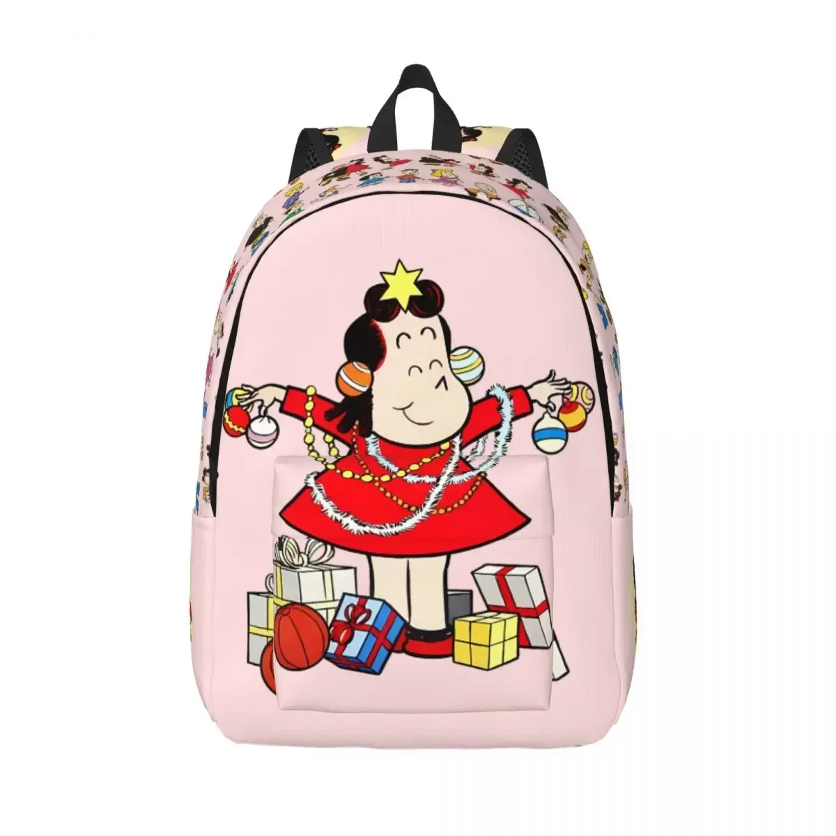 

Офисная работа, школьный забавный прочный рюкзак на плечо, персонализированный T-The Little Lulu Show, женский рюкзак, подарок на день рождения