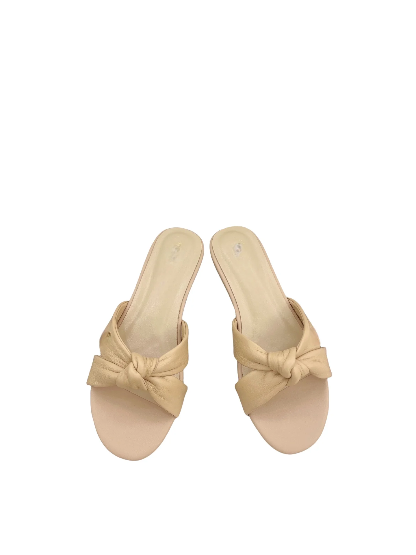 

Женская обувь, летняя мода, комфорт, универсальный бант, повседневный темперамент, женские плоские тапочки в женском стиле.