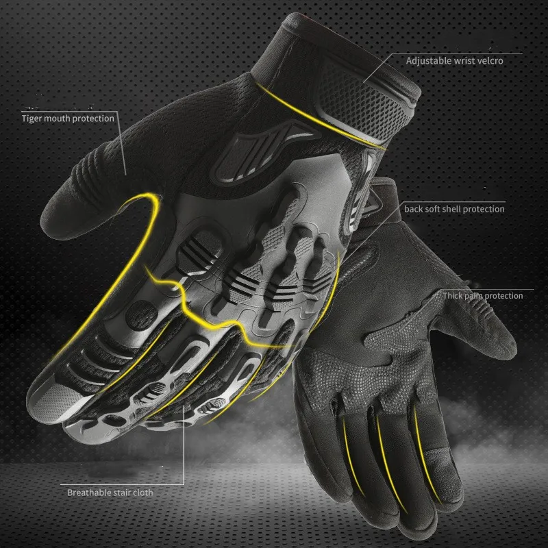 Outdoor Cycling Gloves Motorcycle Training Sport Climbing Shooting Hunting Riding Cycling Full Finger Anti-Skid Mittens